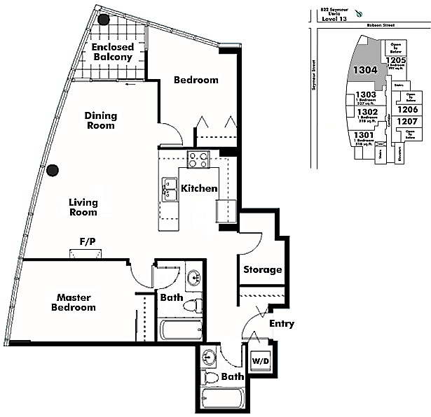 Floor plan 1304