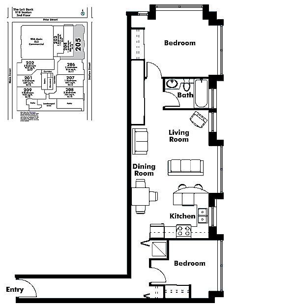 Floor plan 205