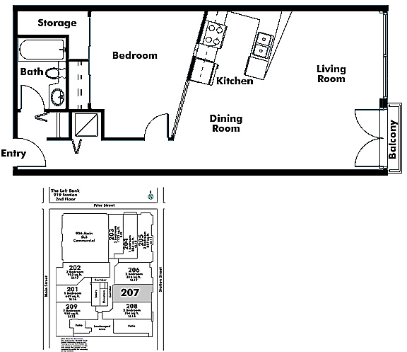 Floor plan 207