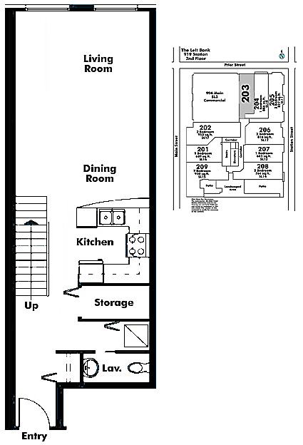 Floor plan 203