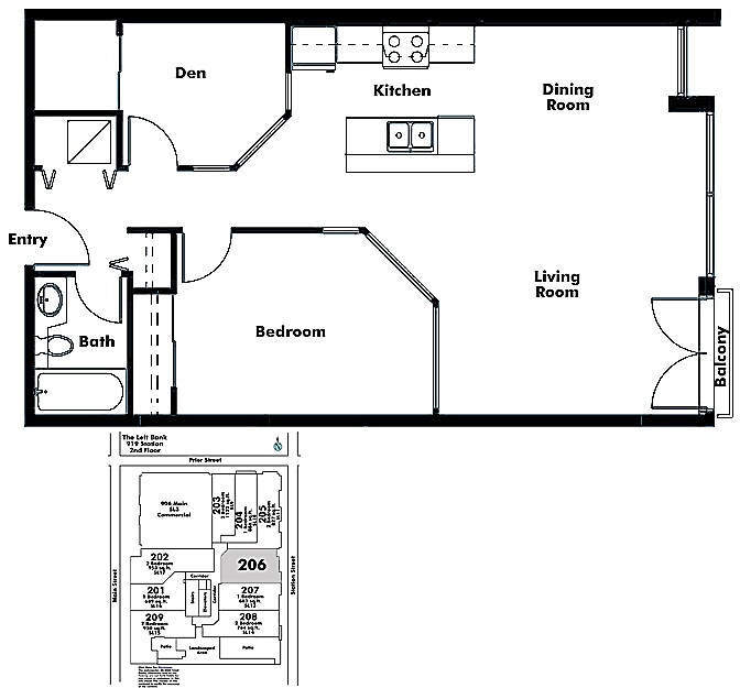 Floor plan 206