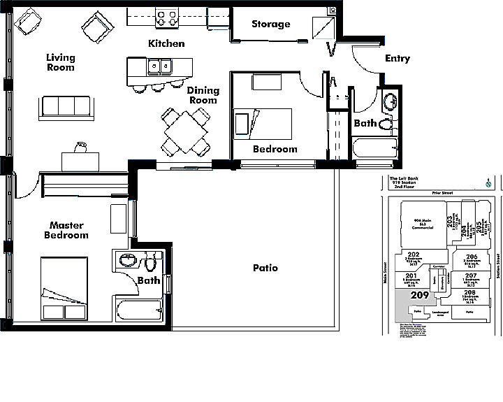 Floor plan 209