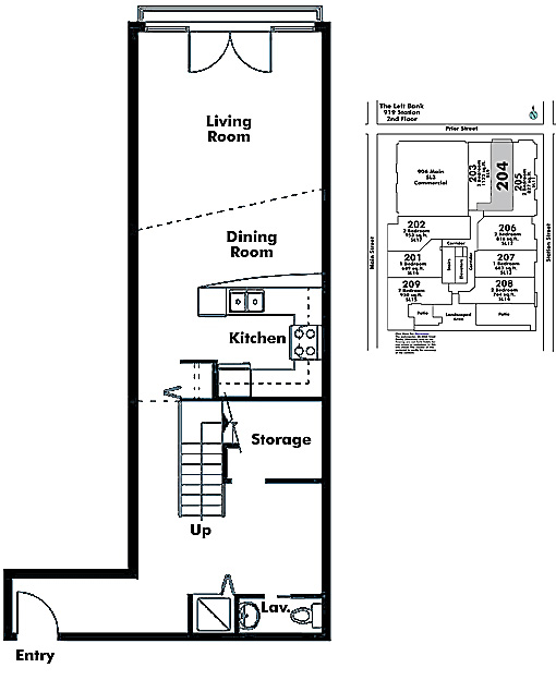 Floor plan 204