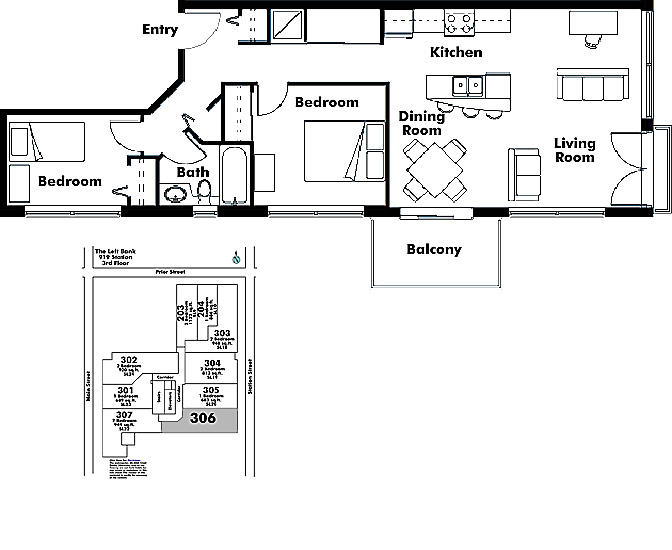 Floor plan 306