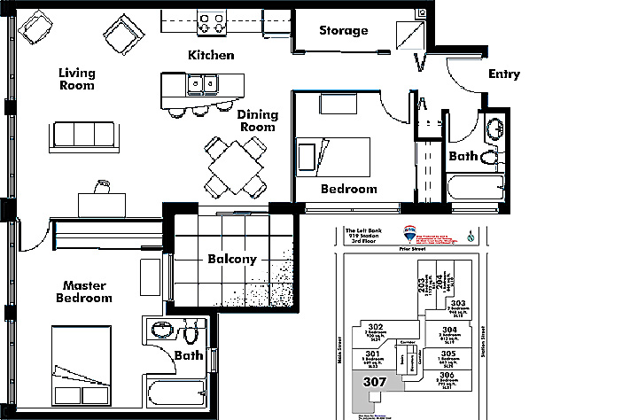Floor plan 307