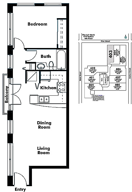Floor plan 403