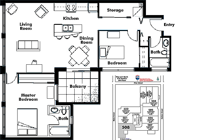 Floor plan 508