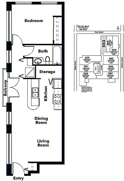 Floor plan 503