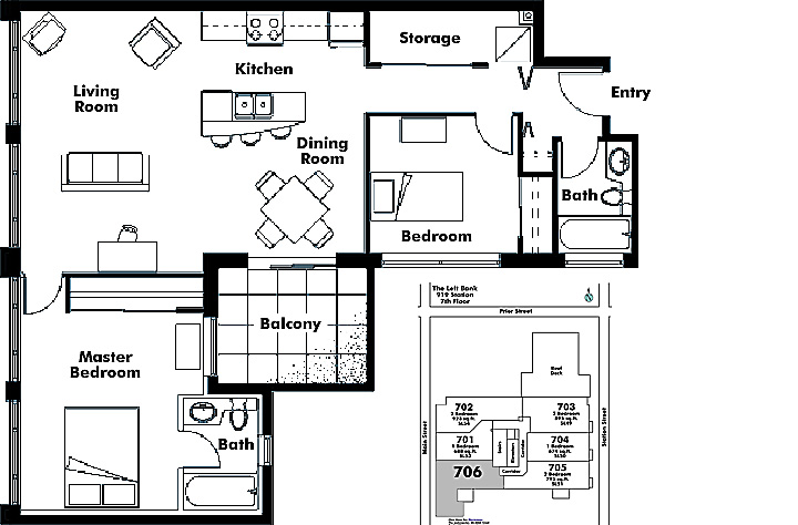 Floor plan 706