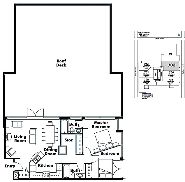 Floor plan 703