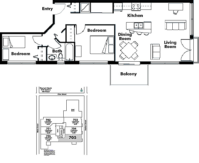 Floor plan 705