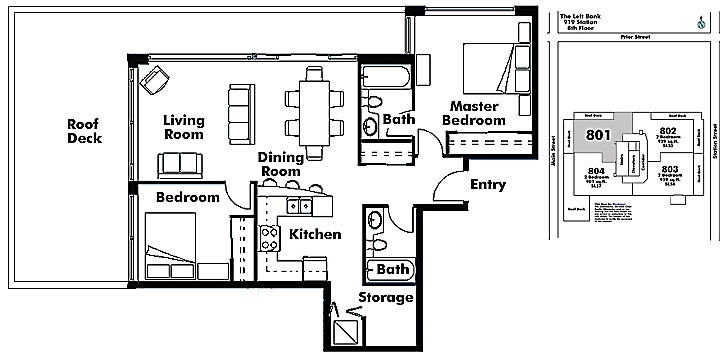 Floor plan 801