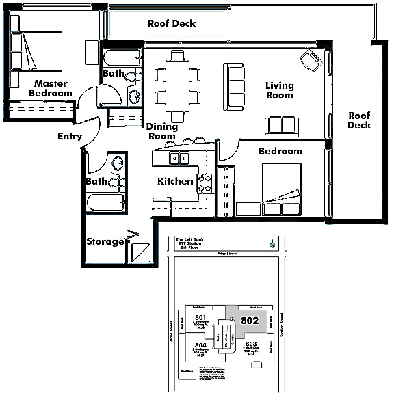 Floor plan 802