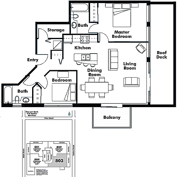 Floor plan 803