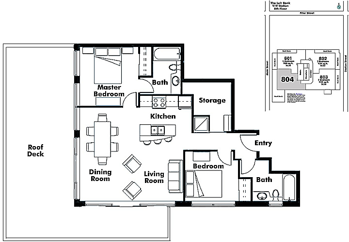 Floor plan 804