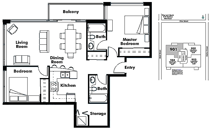 Floor plan 901