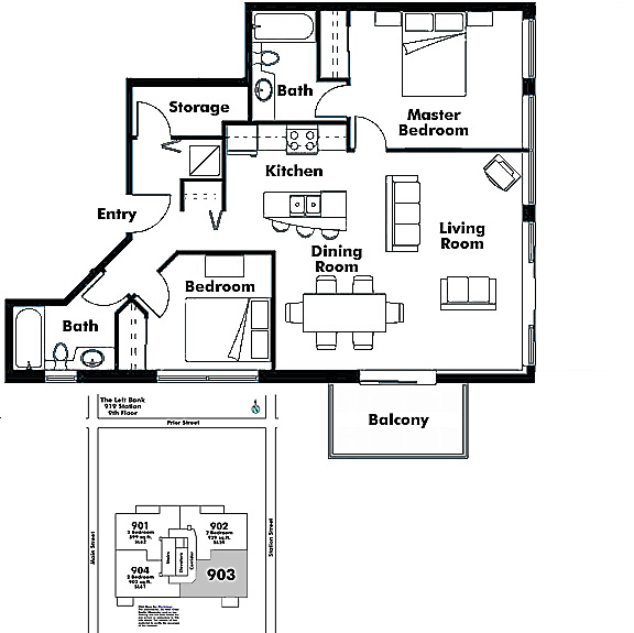 Floor plan 903