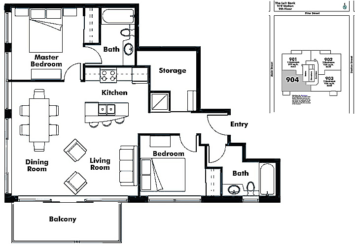 Floor plan 904