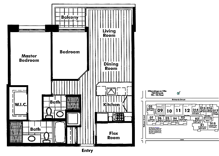 Floor plan 809