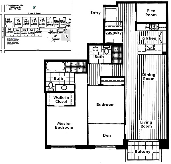 Floor plan 718