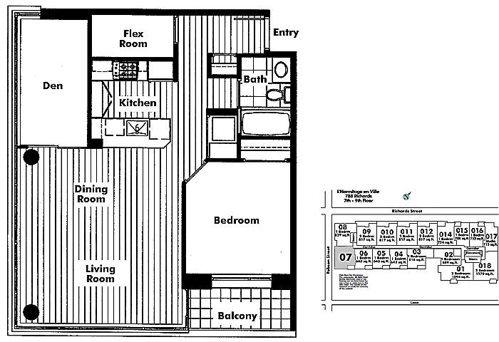 Floor plan 907