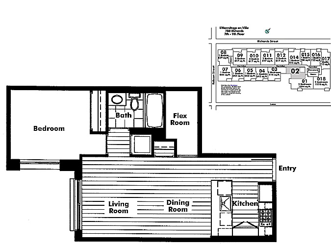 Floor plan 702