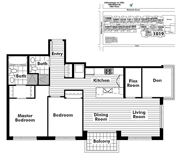Floor plan 1019