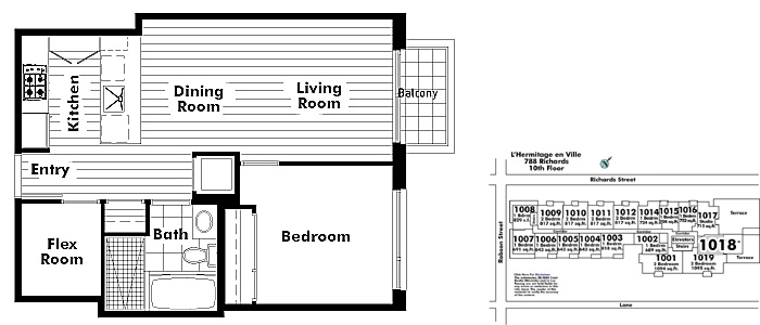 Floor plan 1018