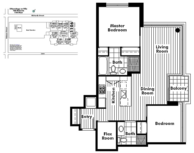 Floor plan 1106