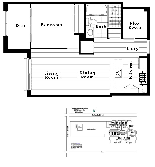 Floor plan 1102