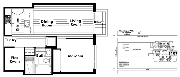 Floor plan 1107