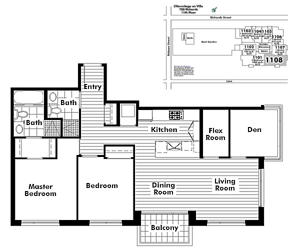 Floor plan 1108