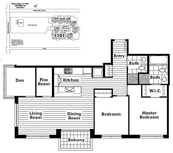 Floor plan 1101