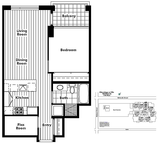 Floor plan 1105