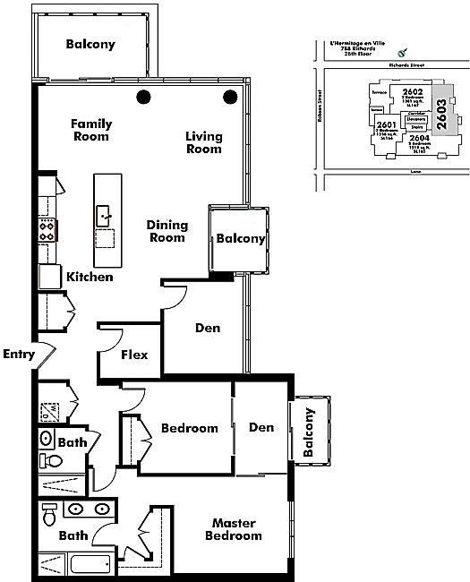Floor plan 2603