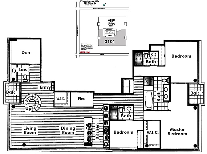 Floor plan 3101