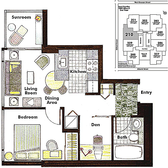 Floor plan 210