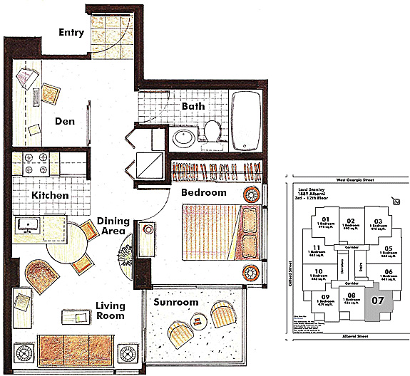 Floor plan 307