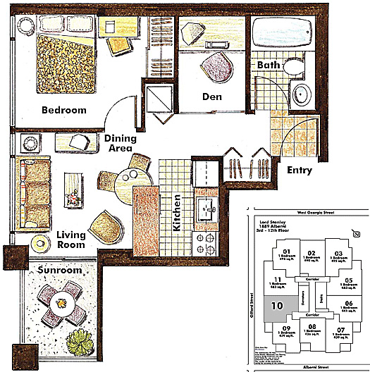 Floor plan 610