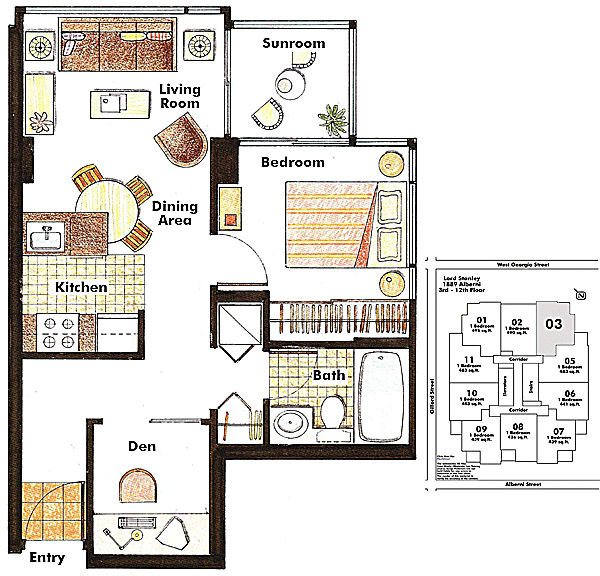 Floor plan 603