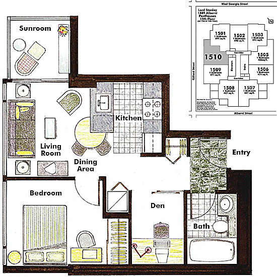 Floor plan PH110