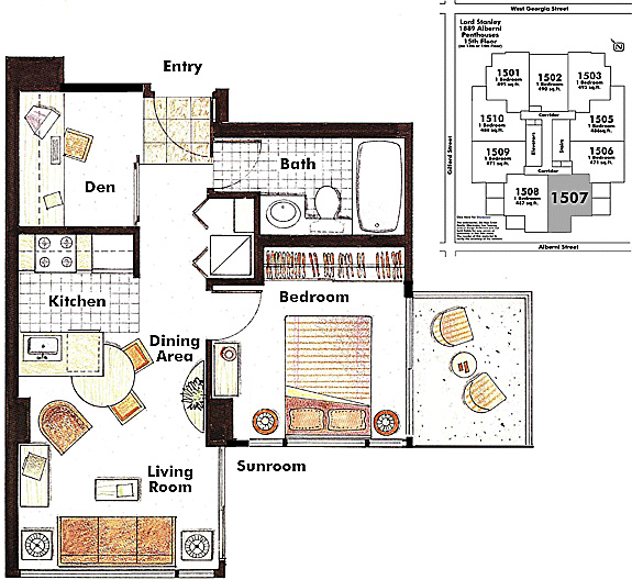 Floor plan PH107