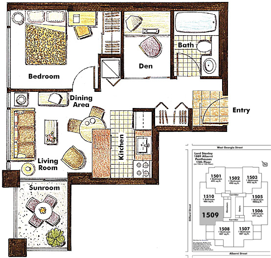 Floor plan PH109