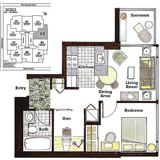 Floor plan PH105