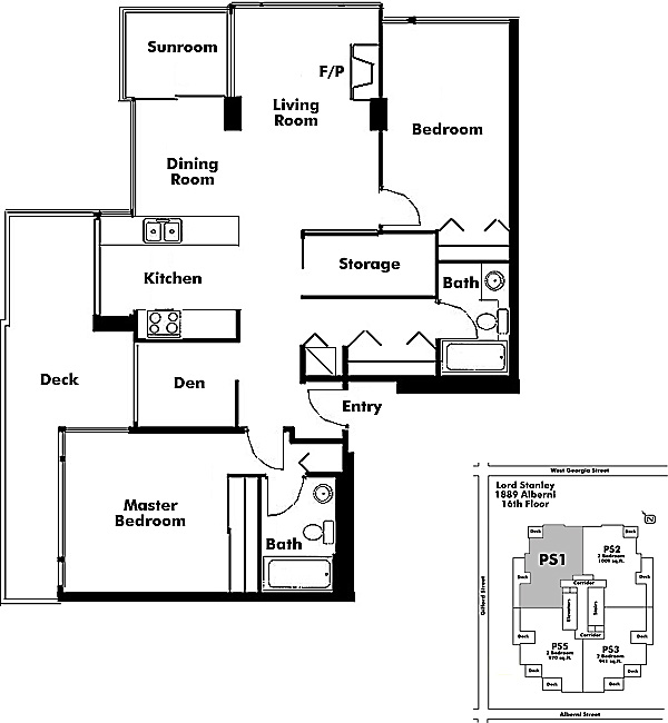 Floor plan PS1