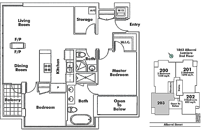Floor plan 203
