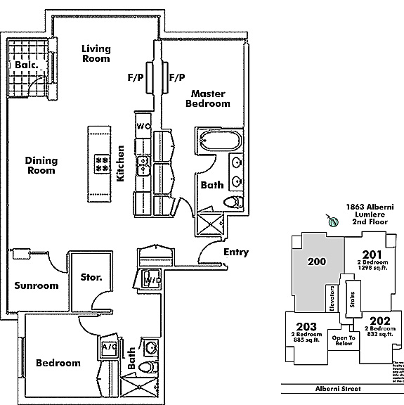 Floor plan 200