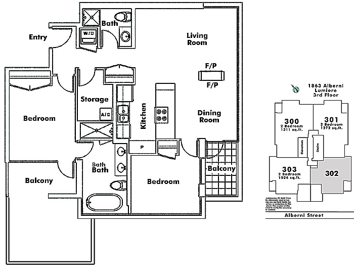 Floor plan 302