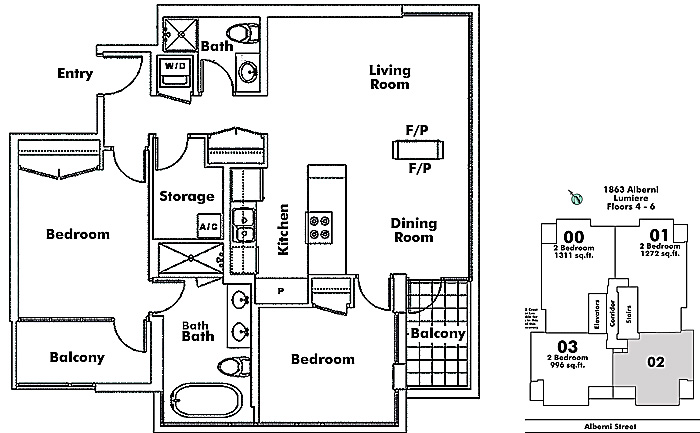 Floor plan 602