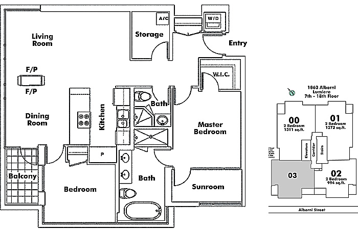 Floor plan 703